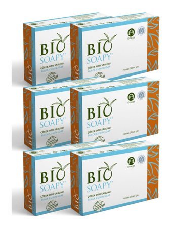 Biosoapy Doğal Çörek Otlu Katı Sabun 6x100 gr