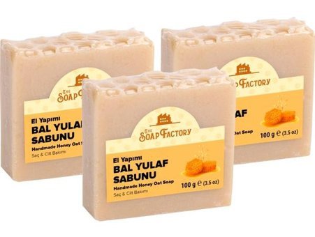 The Soap Factory Bitkisel Bal Katı Sabun 3x100 gr