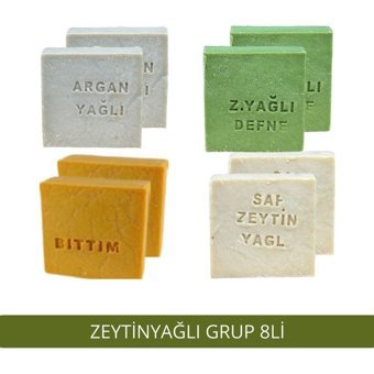 Woio Doğal Zeytinyağlı Katı Sabun 8x125 gr