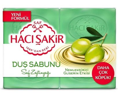 Hacı Şakir Gliserinli Katı Sabun 4x125 gr