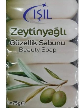 Işıl Zeytinyağlı Katı Sabun 5x75 gr