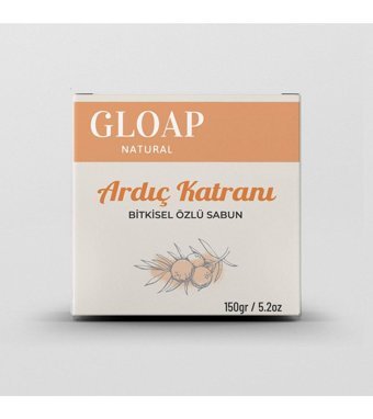 Gloap Natural Bitkisel Ardıç Katranı Katı Sabun 150 gr