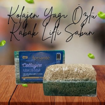 Forsante Kabak Lifli-Kolajen Katı Sabun 100 gr