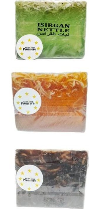 Monsieur Premiere Isırgan ve Çikolata Katı Sabun 3x130 gr