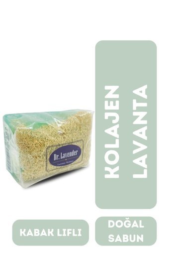 Dr. Lavender Doğal Kabak Lifli Kabak Lifli-Kolajen-Lavanta Katı Sabun 130 gr