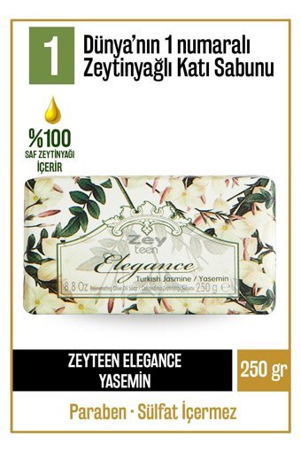 Olivos Doğal Yasemin-Zeytinyağlı Katı Sabun 250 gr