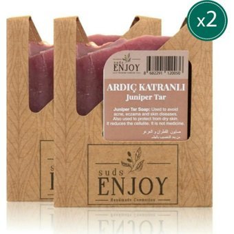 Sudsenjoyoil Doğal El Yapımı Adrıç Katran Katı Sabun 2x100 gr