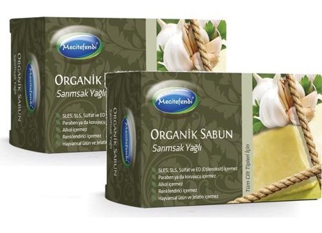 Mecitefendi Organik Sarımsak Katı Sabun 2x125 gr