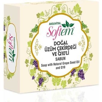Softem Üzüm Çekirdeği Katı Sabun 130 gr