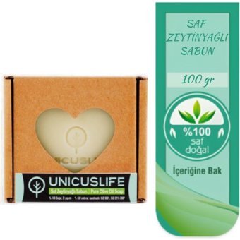 Unicuslife Doğal El Yapımı Zeytinyağlı Katı Sabun 100 gr