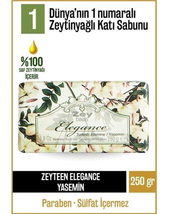 Olivos Doğal Bahçe-Yasemin-Zeytinyağlı Katı Sabun 250 gr