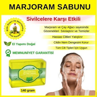 Organicsun Akne Karşıtı Çay Ağacı Katı Sabun 140 gr