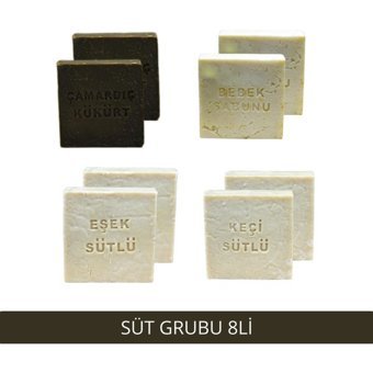 Woio Doğal Süt Katı Sabun 8x125 gr