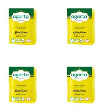 Agarta El Yapımı Doğal Kükürtlü Katı Sabun 4x150 gr