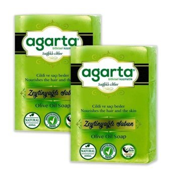 Agarta El Yapımı Doğal Zeytinyağlı Katı Sabun 2x150 gr