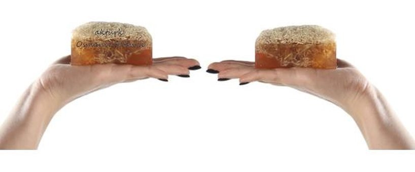 Aktürk Osmanli Katı Sabuni Doğal Kabak Lifli Hindistan Cevizi-Kabak Lifli Katı Sabun 2x240 gr