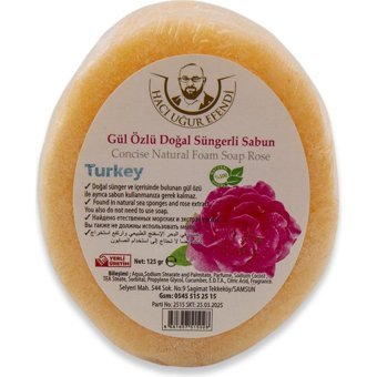Hacı Uğur Efendi Doğal Gül Katı Sabun 125 gr