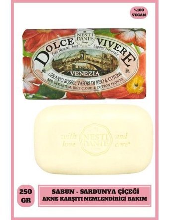 Nesti Dante Dolce Vivere Venezia Vegan Venezia Katı Sabun 250 gr