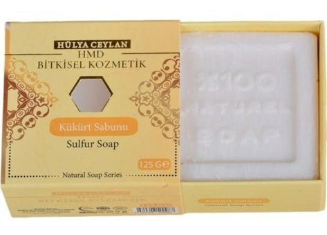 Hmd Bitkisel Kozmetik Bitkisel Kükürtlü Katı Sabun 125 gr