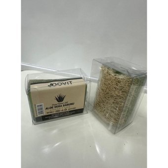 Dovit Doğal Kabak Lifli Aloe Vera-Kabak Lifli Katı Sabun 110 gr