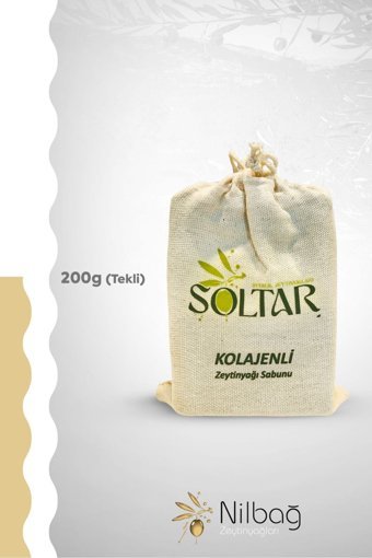 Nilbağ Zeytinyağları Kolajen Katı Sabun 200 gr