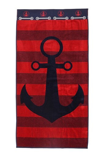 Özdilek Sailor Kadife Plaj Havlusu Çok Renkli