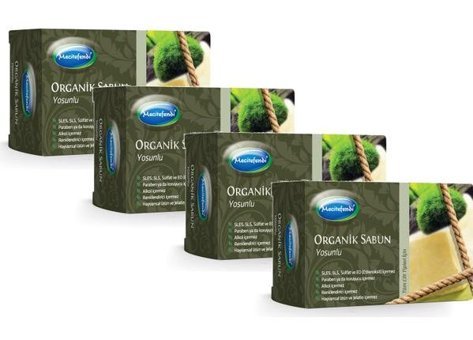 Mecitefendi Organik Yosunlu Katı Sabun 4x125 gr