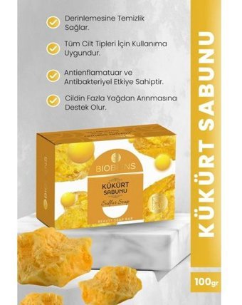 Biobiens Kükürtlü Katı Sabun 100 gr