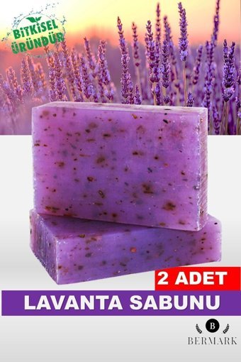 Bermark Bitkisel Vegan Gliserinli-Lavanta Katı Sabun 2x100 gr