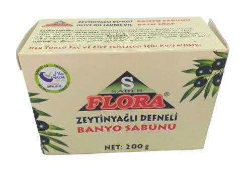 Saber Flora Defneli-Zeytinyağlı Katı Sabun 200 gr