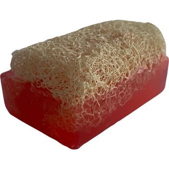 Ntshinee Doğal Kabak Lifli Gül-Kabak Lifli Katı Sabun 130 gr