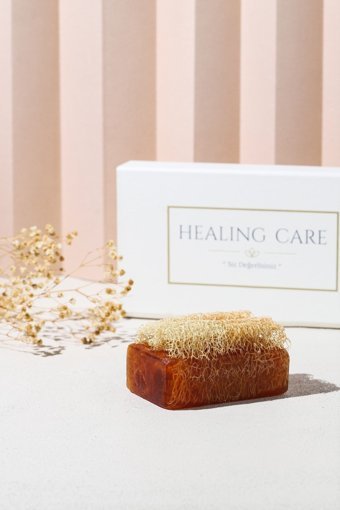 Healing Care Doğal Ballı-Kabak Lifli Katı Sabun 130 gr