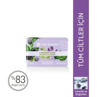 Yves Rocher Böğürtlen-Lavanta Katı Sabun 80 gr