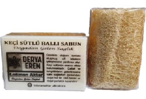 Derya Eren Ballı-Kabak Lifli-Keçi Sütlü Katı Sabun 2x120 gr