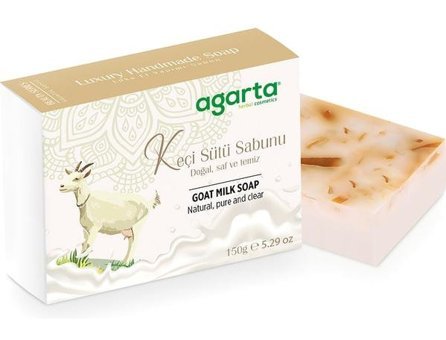 Agarta Doğal Keçi Sütü Katı Sabun 150 gr