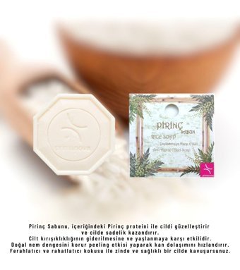 Prima Nova Doğal Pirinç Katı Sabun 125 gr
