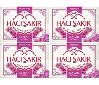 Hacı Şakir Leylak Katı Sabun 4x600 gr