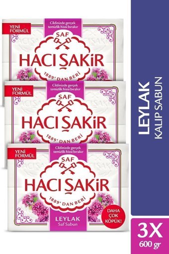 Hacı Şakir Leylak Katı Sabun 12x150 gr