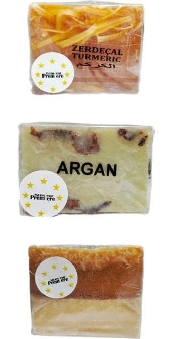 Monsieur Premiere Argan-Ballı-Keçi Sütlü-Zerdeçal Katı Sabun 120 gr