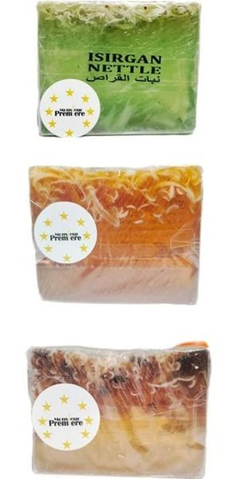 Monsieur Premiere Isırgan ve Labada Katı Sabun 3x130 gr