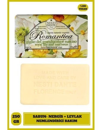 Nesti Dante Romantica Vegan Leylak-Nergis Katı Sabun 250 gr