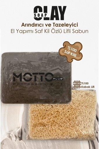 Motto Plus Professional Arındırıcı Kabak Lifli Katı Sabun 110 gr