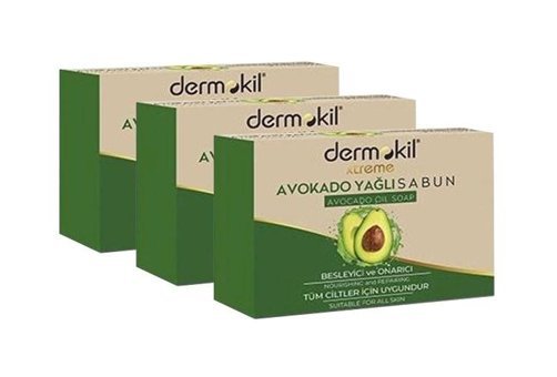 Dermokil Doğal Avokado Katı Sabun 3x100 gr