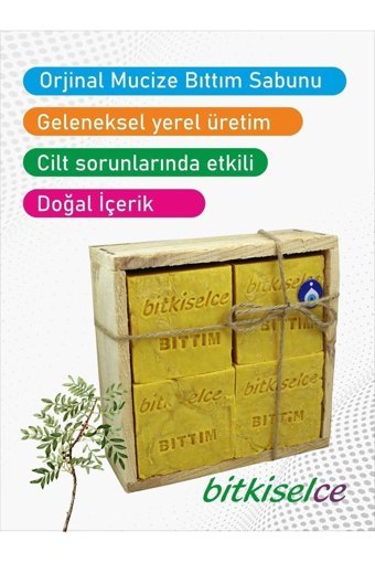 Bitkiselce El Yapımı Bıttım Katı Sabun 8x1 kg