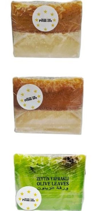 Monsieur Premiere Ballı-Keçi Sütlü-Zeytin Yapraklı Katı Sabun 130 gr