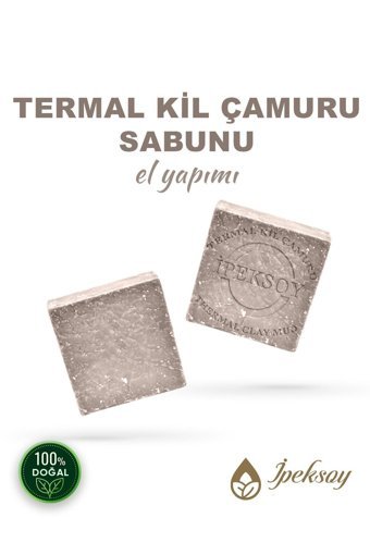 İpeksoy Doğal El Yapımı Kil Katı Sabun 100 gr