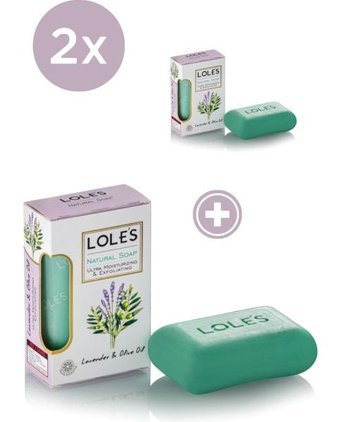 Lole'S Bitkisel Lavanta-Zeytinyağlı Katı Sabun 2x150 gr