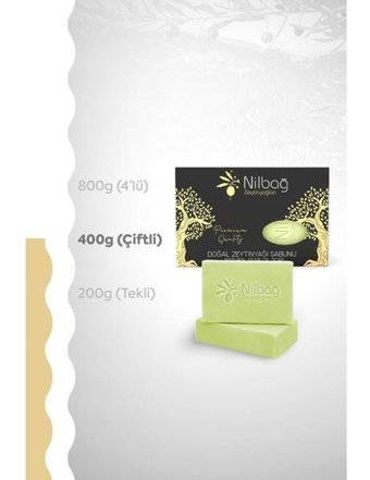 Nilbağ Zeytinyağları Zeytinyağlı Katı Sabun 2x200 gr