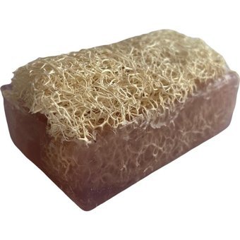 Ntshinee Doğal Kabak Lifli Kabak Lifli-Lavanta Katı Sabun 130 gr