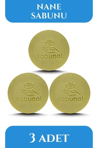 Sabunal Arındırıcı Nane Katı Sabun 3x100 gr